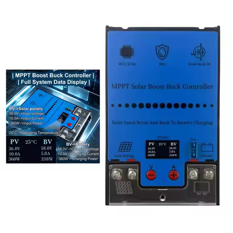 300/500W MPPT Boost/Buck Solar Controller 12V-80V Input 12V-88V Output For Lead-Acid/LFP/Lithium Bat