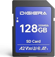 128GB CS100 SDXC UHS-I Memory Card - up to 100MB/s, C10, U3, V30, 4K UHD, SD Card for Computers, Dig
