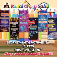 SET KATA-KATA MOTIVASI 5.0 (6 PCS/SET)