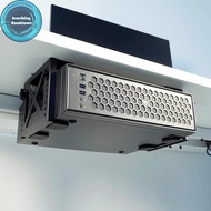 EVERTHING Adjustable Under Table Protective Holder Computer Stand Bracket For Desktop PC NAS CPU Hom