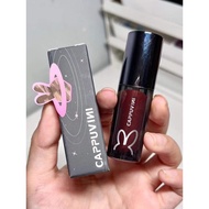 Cappuvini lipstick with cute black and pink rabbit shapes