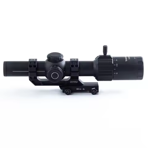 TANGO MSR 1-6x24mm Riflescope SFP Illuminated Red BDC6 Reticle with Alpha-MSR Cantilever Mount SOT61
