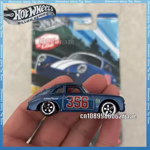 Hot Wheels 1/64 Collectible Diecast Model Car Silver Series HRT81 Vintage Club 68 Racing Car Bmw 507