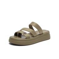 BASTO Womens Platform Sandals Slippers รองเท้าแตะ รองเท้าส้นตึก BG166