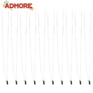 ADMORE 10Pcs NTC Thermistor Resistors, 10K Ohm MF52B Probe Strap Wire, Useful Control Sensor