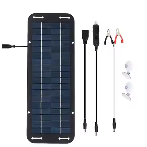 12V Solar Panel Kit IP65 Waterproof Portable Solar Charger High Efficiency Car Battery Trickle Batte