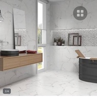 Granit Dinding/ Lantai Roman White Carara 30x60 Polish