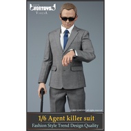 [Collection Boutique] Ready Stock VORTOYS 1/6 Male Agent Suit Suit V1023A Gray V1023B Yellow