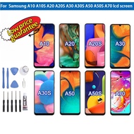 For Samsung A20 A205 A30 A20s A30s A70 A50 A50S A10 A10S SM-A205F A750 A11 A12 Lcd Display Replacement Samsung A50 Lcd Touch Screen With Free Tools