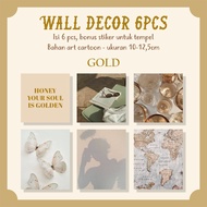 Wall Decor 6pc | Aesthetic Aesthetic | Wall Decorations | Journal Journal | Quotes | Wall Decoration