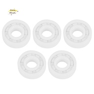 5 Pcs White 6000- Full  Bearing ZrO2 Ball Bearing Zirconia Oxide Bearing 10 X 26 X 8mm