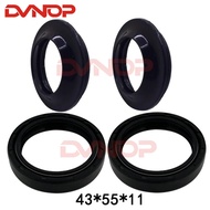 43x55x11 43 55 11 Motorcycle Part Front Fork Damper Oil Seal for YAMAHA FZS1000 FZS 1000 FZ1 2006 20