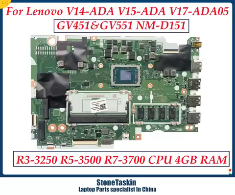 StoneTaskin 5B20S44343 For Lenovo V14-ADA V15-ADA V17-ADA05 Laptop Motherboard NM-D151 with R3-3250 