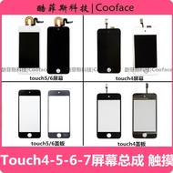ชุดจอ LCD พร้อมหน้าจอสัมผัสสำหรับ iPod Touch 4 5 6 7
