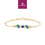 HABIB 585/14K Yellow Gold Bracelet 714-BR 2F J03-41