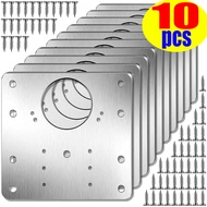 Stainless Steel Hinge Repair Furniture Table Door Repair Kit Hardware Hinge Fixing Plate Connection