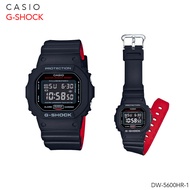 CASIO นาฬิกาข้อมือผู้ชาย G-Shock Digital DW-5600 Series รุ่น DW-5600HR-1 (Black/Red)