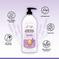 A.LIFE ANTIBACTERIAL LAVENDER SHOWER CREAM (1L) READY STOCKS
