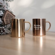 304不鏽鋼杯/聖誕禮物/露營杯/交換禮物/400ml/印製LOGO/客製文字