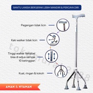 Stainless Steel Walking Stick 3 Legs/ Elderly Walking Stick Walking Stick