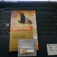 BAYER ADVOCATE CAT Flea Treatment up to 4 KG for Kittens Price 1 tube