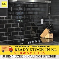 [NOT STICKER NOT VINYL] *1 BOX 50PCS*  SUBWAY TILES WALL TILES /MOZEK/ MOSAIC TILE/ JUBIN DINDING/CE