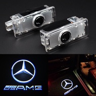 2 Pcs/set Car Door Welcome Light Car led Laser Projection logo Door 3D Projector Light For Mercedes 