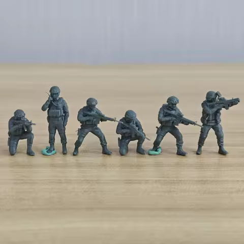 Covert Operation Tactical Figures 6 Man Team SSTR460 1/72 1/48 1/35