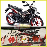 ♈ ◫ ☜ Sgp Striping Sticker Decal Raider Fi Satria Fu Fi White Ivory 2020 2022