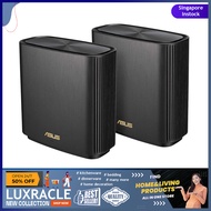 2pc ASUS ZenWiFi AX6600 Tri-Band Mesh WiFi 6 System (XT8 2PK) - Whole Home Coverage up to 5500 sq.ft