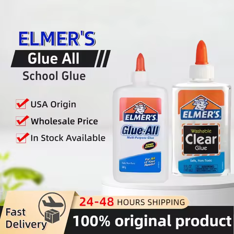 Original Elmers Glue Washable Liquid School Glue Slime Glue Glue-All White Glue Great for Making Sli