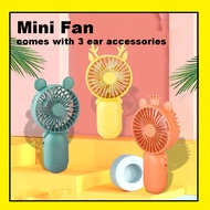 Cute Portable Mini Fan kipas mini kipas tangan kipas mini cute kipas kecil kipas usb handheld fan st