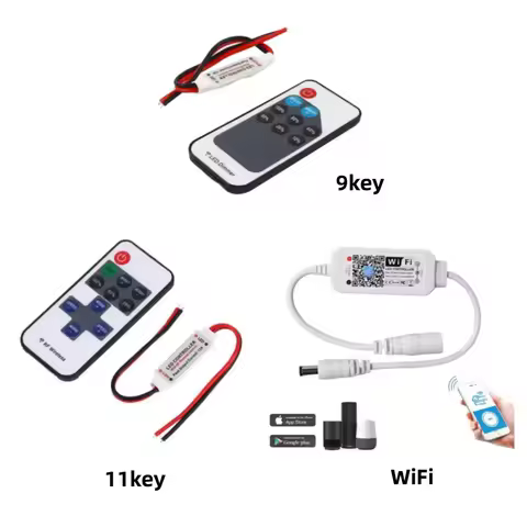 DC12-24V IR WiFi Single led strip controller For Single Color Neon Tube And COB 2835 5050 5730 Led S