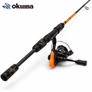 OKUMA JAW Spin Rod 7ft / 8ft 2-Piece 24T Carbon Lightweight Spinning Fishing Rod