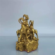Copper Sanyang Kaitai Ornaments Copper Sheep Ornaments Sanyang Kaitai Collar Sheep Brass Money Zodia