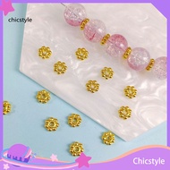 chicstyle Metal Spacer Beads 4mm Tibetan Flower Spacer Beads 200 Pcs 4mm Tibetan Style Flower Spacer
