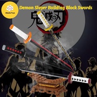 Demon Slayer Anime Kamado Tanjirou Zenitsu Kyojuro DIY Nano Building Block Compatible Lego Building 
