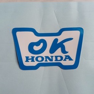 STIKER OK MOBIL HONDA DAN WAX COATED JDM CIVIC WONDER NOUVA LX GRAND