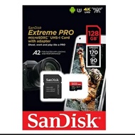 SanDisk EXTREME PRO 128GB. MICROSDXC UHS-1 CARD WITH ADAPTER.