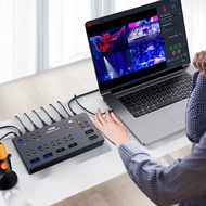 Ezcap328 Quada 4 ช่อง HDMI Multi Camera Live Switcher การ์ดจับภาพวิดีโอเสียงสตรีมมิ่งแบบเรียลไทม์กล่