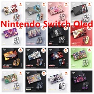 75 Colors Split Design Protective Case Compatible with Nintendo Switch OLED Soft TPU Cover for New 7