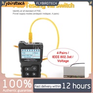 FLY-Multi-functional LCD Network Cable Tester PoE Checker Inline PoE Voltage and Current Tester with