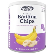 Augason Farms Sweetened Banana Chips Can, Emergency Food Supply, Everyday Meals, 31 Servings (Packag