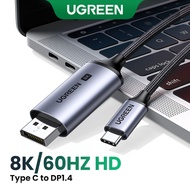 UGREEN 8K60Hz Usb C To Dp Cable Usb C To Dp Male To Male Nylon Braided Cable for Monitor HDTV Projec