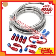 SARD Steel Braided Hose & Connector (AN4 AN6 AN8 AN10) Tread Connector, Direct Clip Connector End Ad