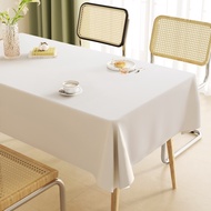 ผ้าปูโต๊ะ le Rouge ครีมสีล้วนไม่ต้องซักกันน้ำมันให้ความรู้สึกบรรยากาศโต๊ะน้ำชาระดับสูงผ้าปูโต๊ะสี่เหลี่ยมผืนผ้ากันลวก
