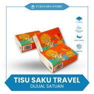 3-Ply Pocket Tissue, 7 Sheets – 1 Pack (Size 5x7 cm) | Portable Mini Travel Tissue