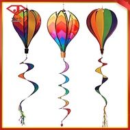 3 Pcs Hot Air Balloon Wind Bar Decorations Spiral Outdoor Toy Decorative Spinners yuanjingyouzhang
