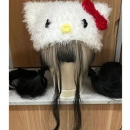 HANDMADE HELLO KITTY BEANIE CAT HAT/HELLO KITTY CAT HAT/HELLO KITTY CAT HAT/CAT BEANIE/CUTE BEANIE H