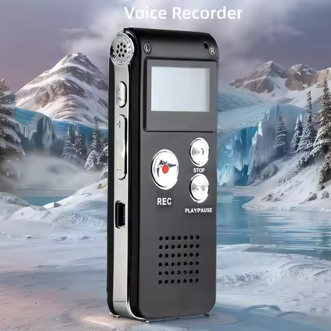 Portable Digital Voice Recorder Interview One Click Recording Noise Reduction ultra Long Recording V